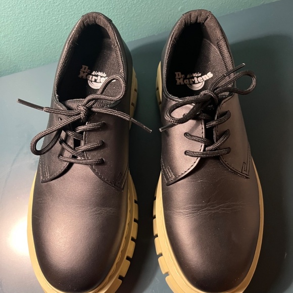 Dr. Martens Rikard 3 contrast sole leather platform shoe - Picture 5 of 7